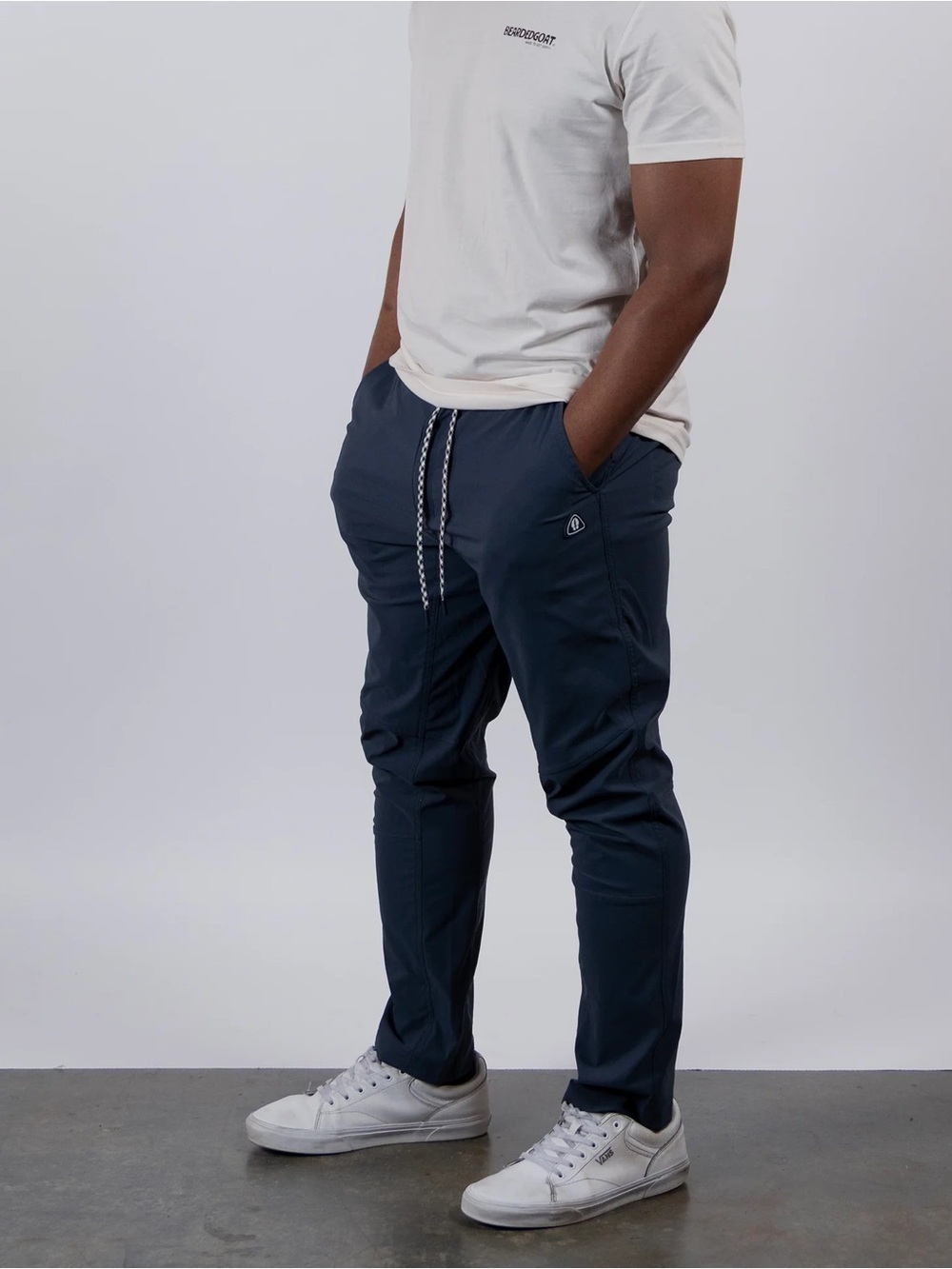 The bearded goat rover pant navy blue size medium